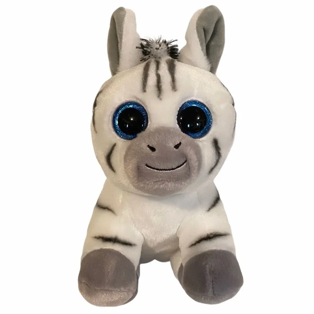 TY Stripes Velvety White‎ Zebra Plus Toy